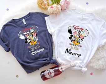 Disney 2025 Shirt, Matching Family Disney Vacation Shirts, 2025 Disney Trip Tee, Disney Tshirt, Custom Disney  Family Vacation
