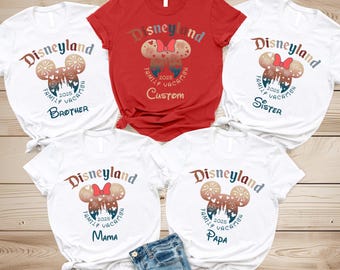 Disneyland Shirt, Disneyland 2025, Custom Disney Family Trip Tee,Disney Family Matching Trip Shirts,Disneyland Trip Tee, Disney Family Trip
