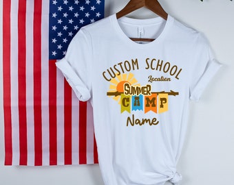 Custom Summer Camp 2026 Shirt, Family Camping Crew Shirt