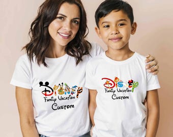 Custom Disney Family Vacation T-Shirt, Matching Trip Tees