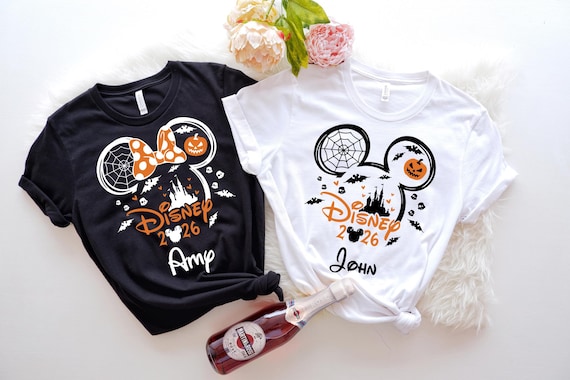 Disney Halloween Shirt, 2026 Disney Halloween Shirt,Mickey Minnie Halloween Shirt,Halloween Family Shirt