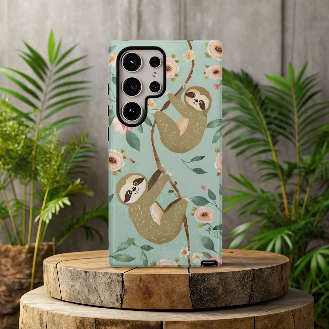 CUTE SLOTH ANIMAL Phone Case for Samsung Galaxy S26 S25 S24 S23 S22 S21 ...