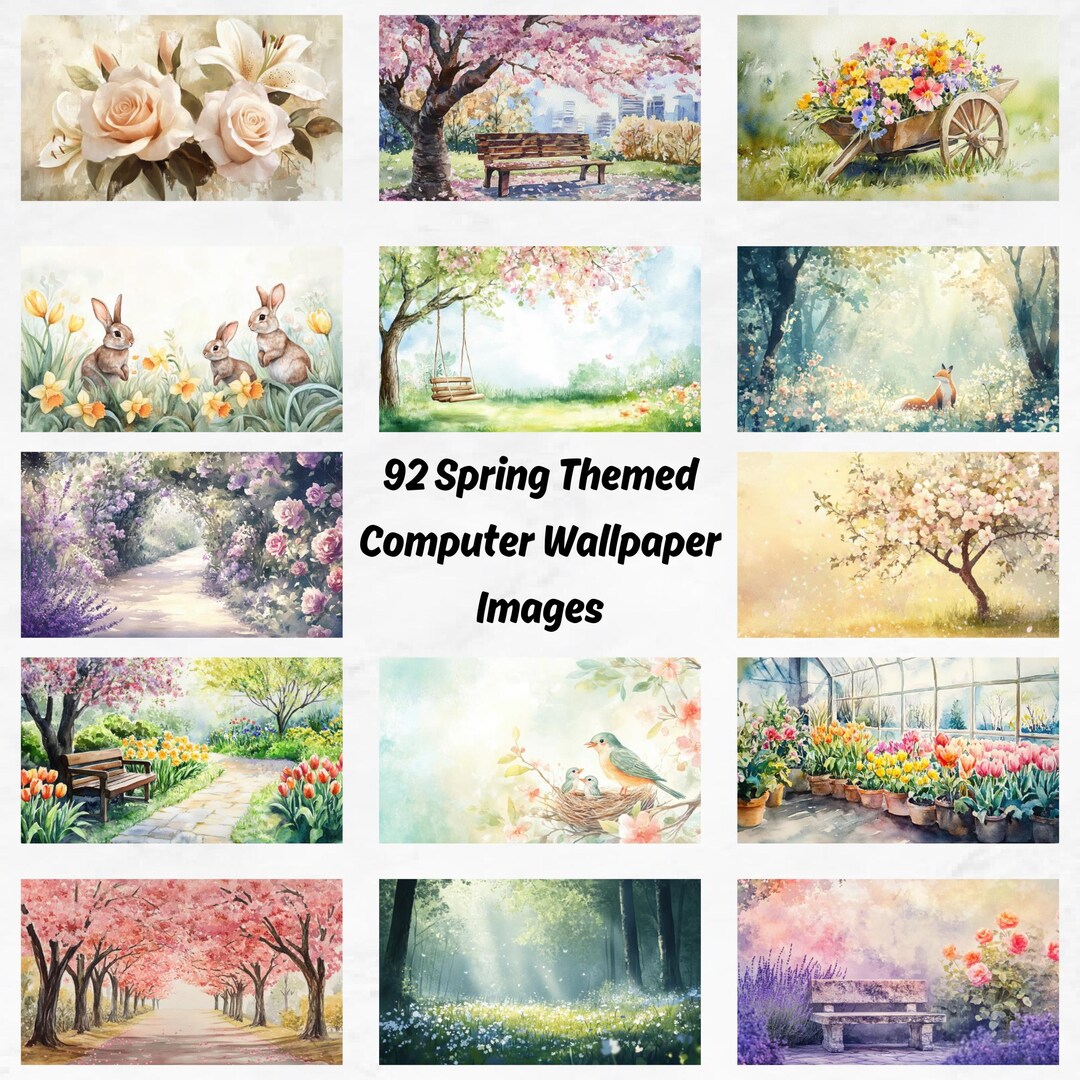 Spring For Desktop Computer 92 SPRING Desktop Computer Wallpaper Images Instant Digital Download ...