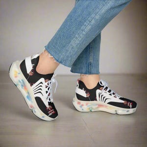 Trendy Women&#39;s Mesh Sneakers - American Against Trump Design