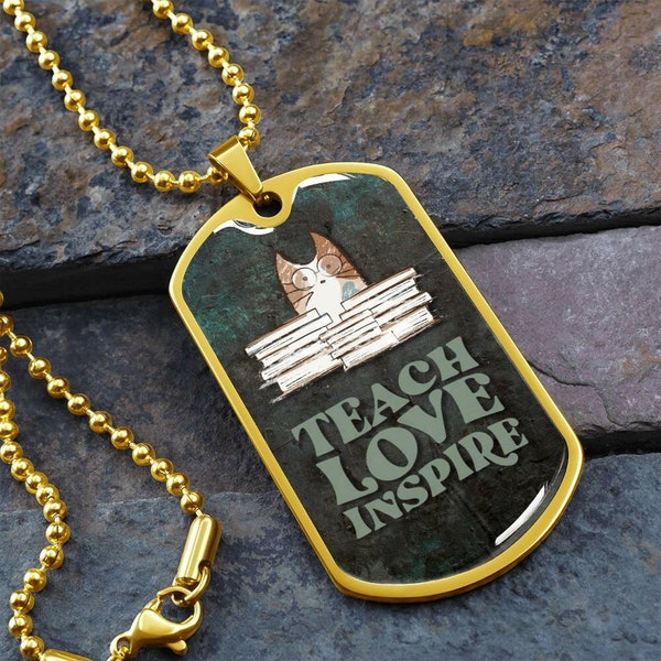 Teach Love Inspire Necklace
