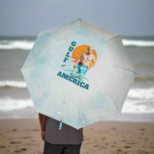 Bunter faltbarer Regenschirm mit Trump's Bulldog-Design, Regenkleidung