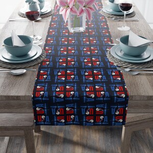 Patriotic USA Table Runner for Modern Decor