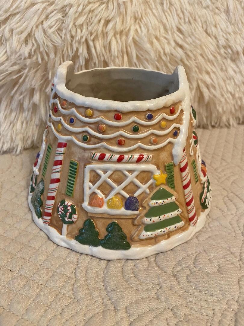 Yankee Candle Gingerbread House Large Shade Candle Topper Etsy