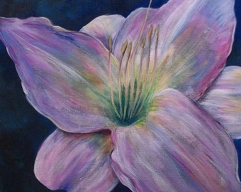 Day Lily, Original Acrylic Painting