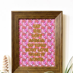 from Wild Geese by Mary Oliver-11 x 14 or 5 x 7 print