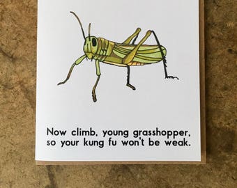 Kung fu wisdom card