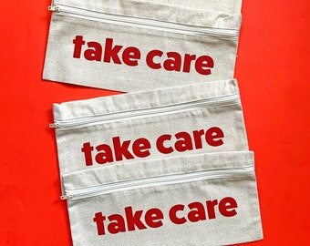 take care - pouch