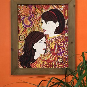 Karen und Georgia - 11 x 14 Druck