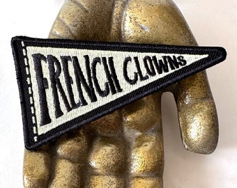 French Clowns- Iron on Patch