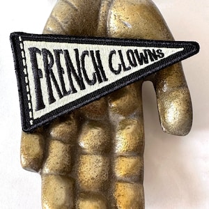 French Clowns- Iron on Patch