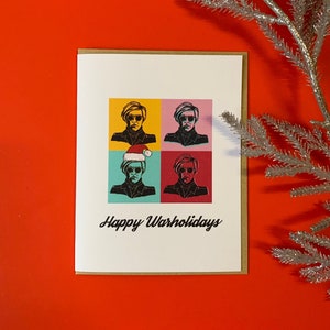 Happy Warholidays Karte