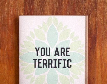 You are Terrific