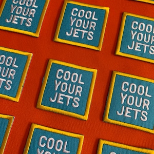 Cool Your Jets Iron on Patch image 3