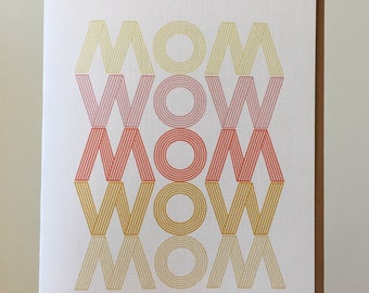 Wow Mom Card