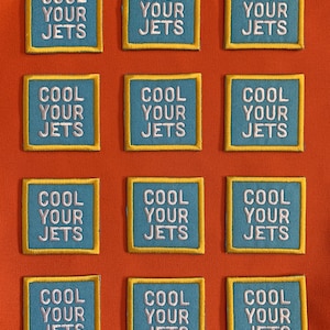 Cool Your Jets Iron on Patch image 2