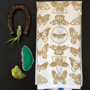 Moth Pattern Towel