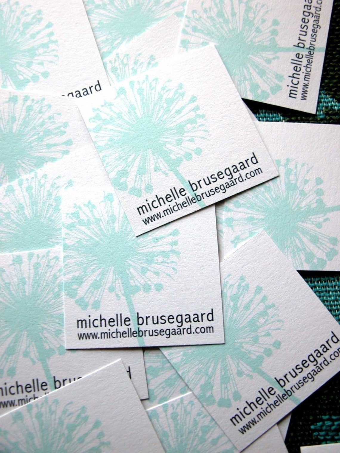 Floral Calling Cardsset of 50 Etsy