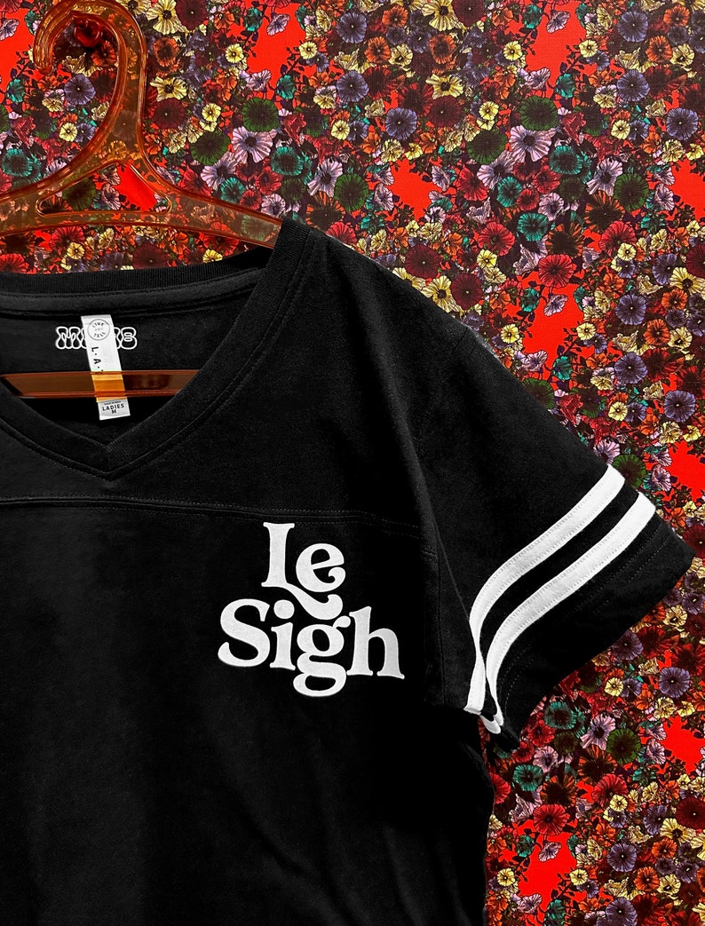 Le Sigh Ladies Retro Tee image 2