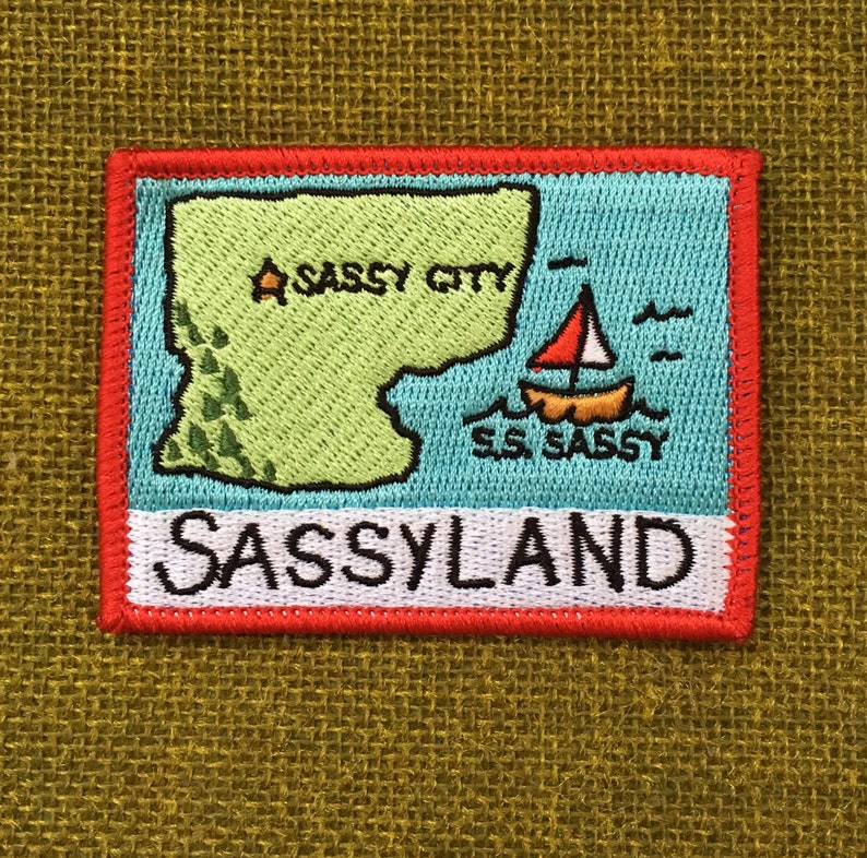 Sassyland Iron on Patch image 2