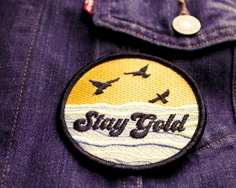 Stay Gold- Iron on Patch