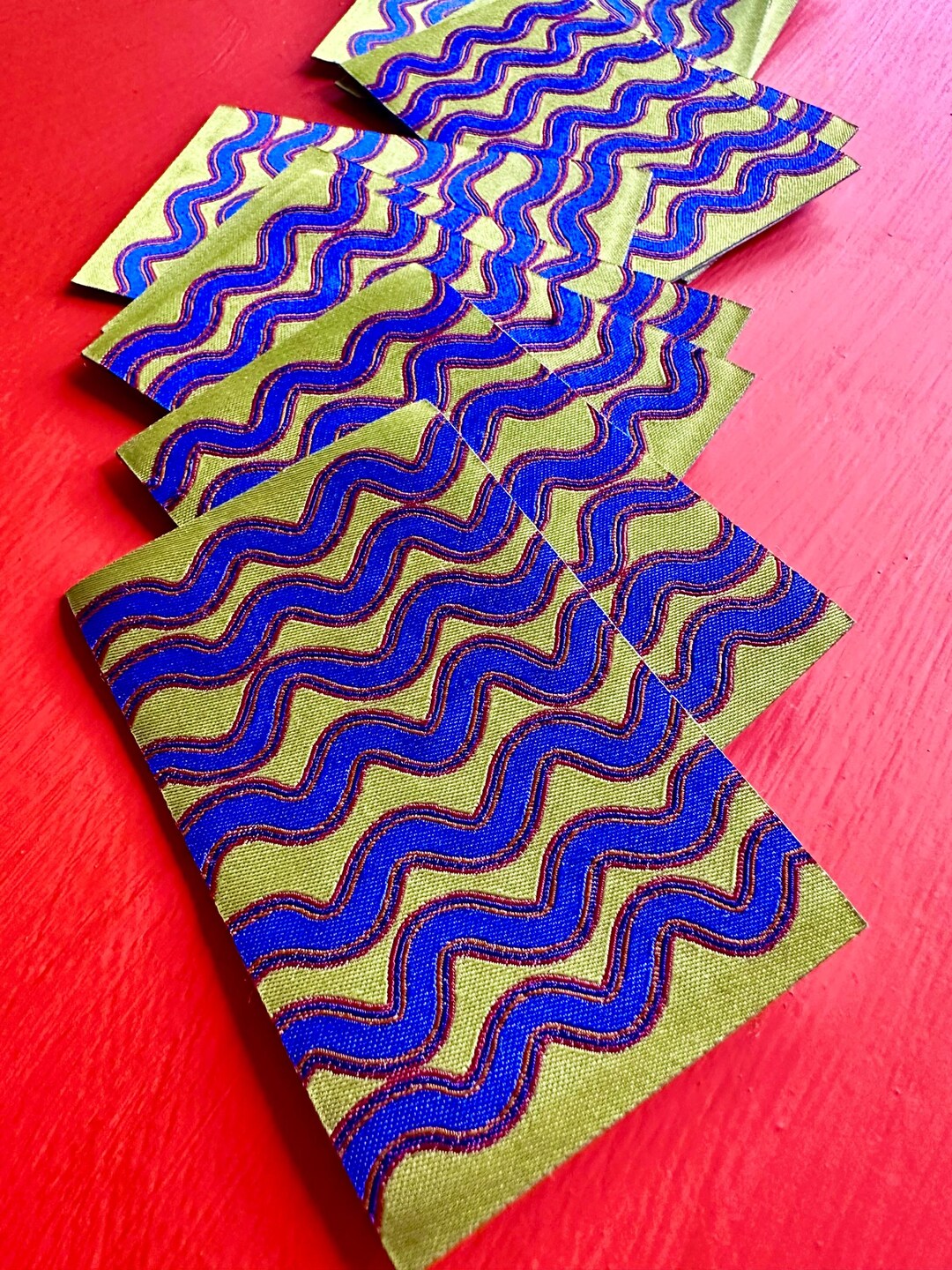 Wavy Lines-woven Mending Sticker Patch - Etsy