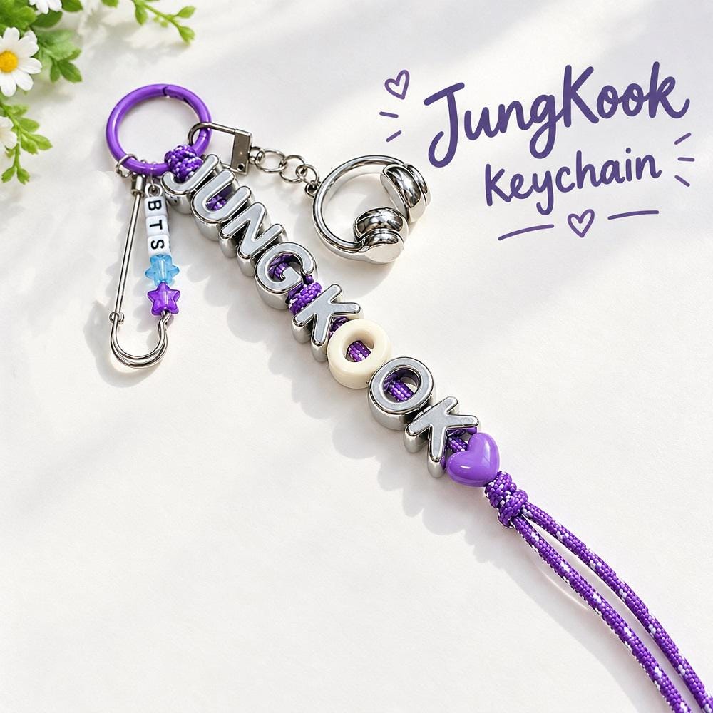 Jungkook Keychain - Etsy
