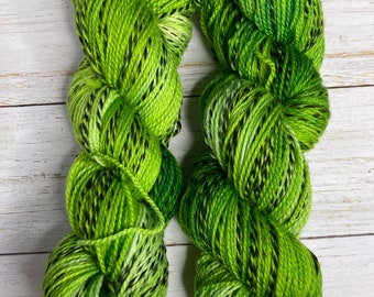 Hand Dyed Yarn |  Sock Yarn | Zebra Yarn | Superwash Yarn | Shakin' Shamrock | Fingering weight yarn | Merino Wool Yarn | Nylon Yarn