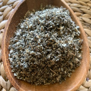 MULLEIN LEAF organic dried herb Two Ounces 56g  2 oz herbal botanical medicinal tea