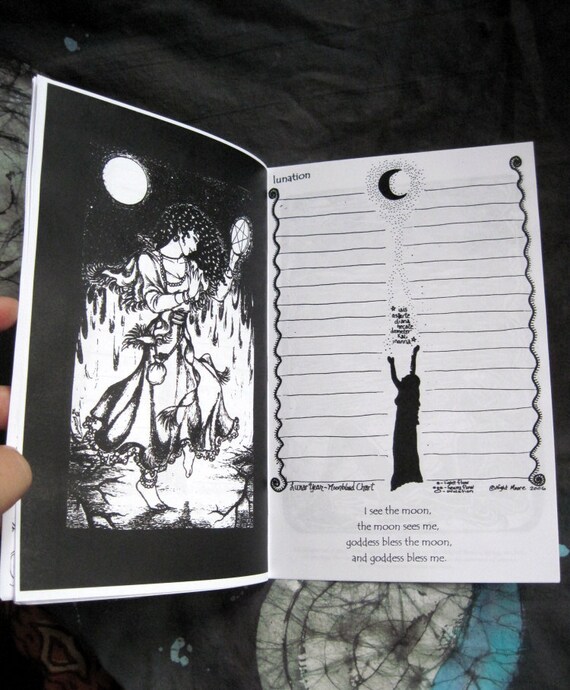 THE MAGICK MOON Lunar JournalMoon SCARLET BABALON Oil 1.5 or 2 dram