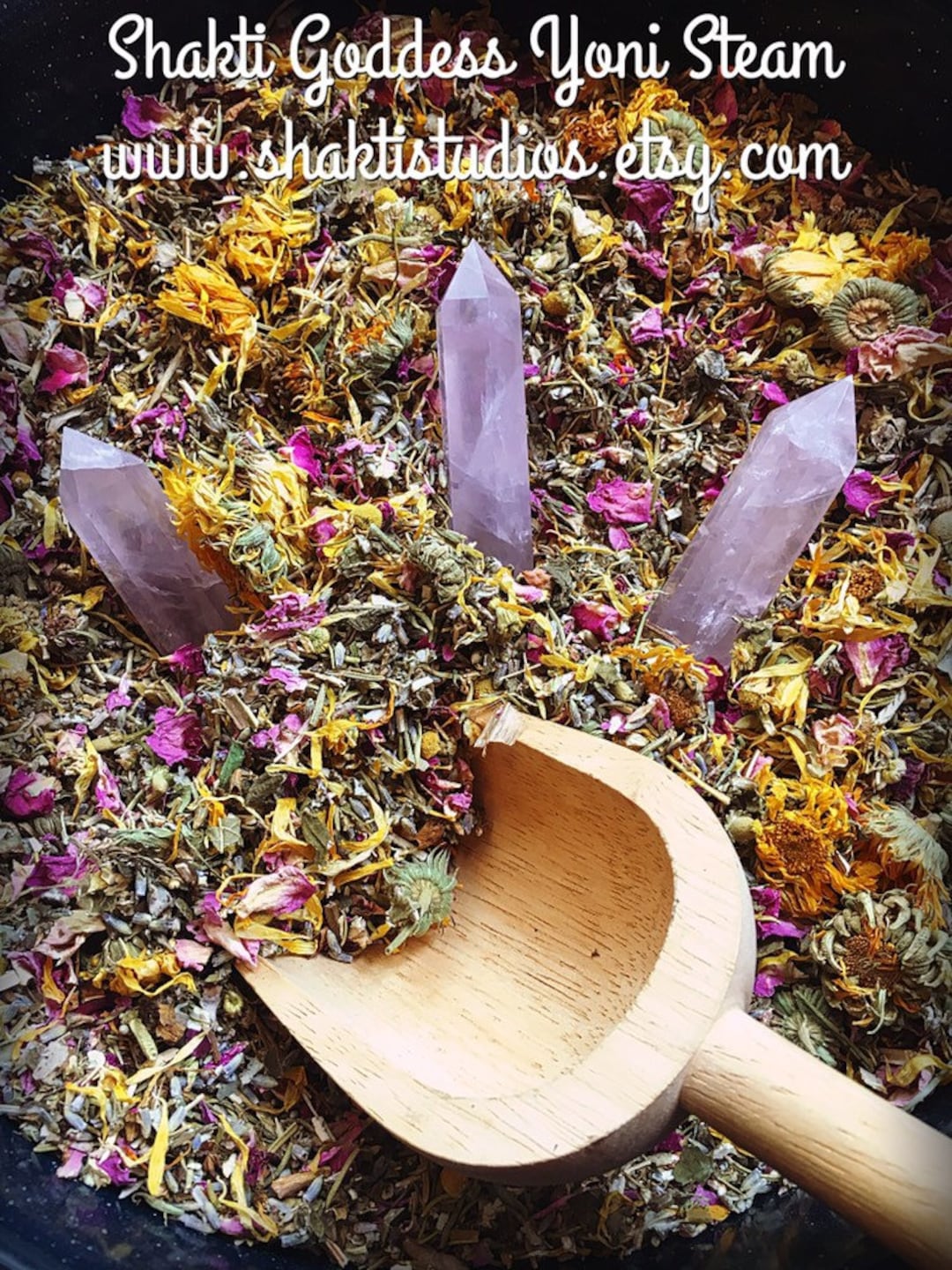 YONI STEAM Organic Herbs Blend 3 Oz Bulk Package Vaginal Steaming Herbs ...