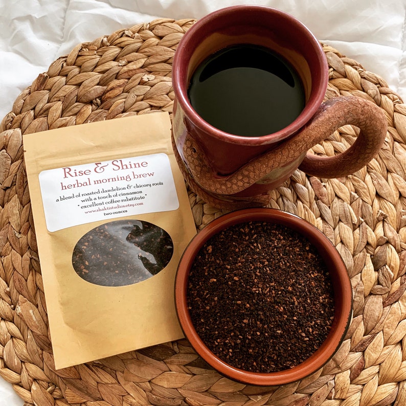 RISE & SHINE Herbal Coffee Substitute Blend Two or Four Ounces Etsy