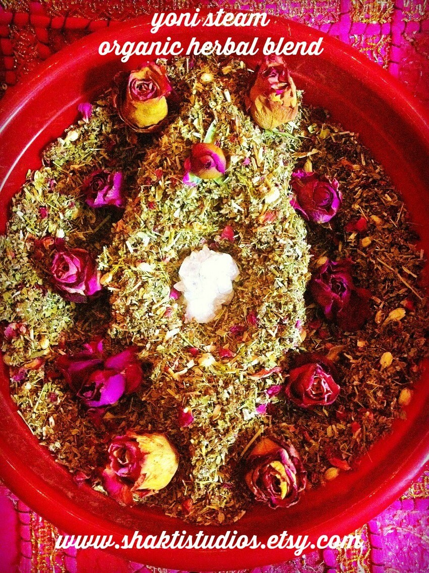 YONI STEAM Organic Herbs Blend 3 oz bulk package vaginal steaming her…