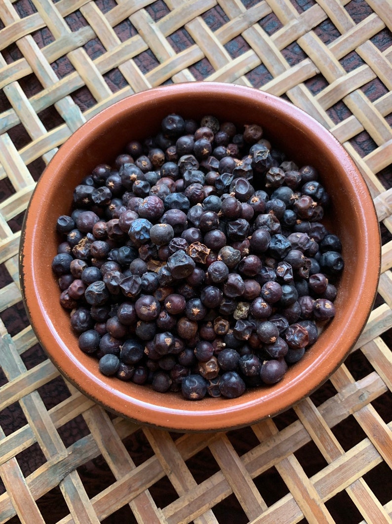 JUNIPER BERRY Dried Whole Berries Two Ounces 2 Oz 56g Tea Etsy