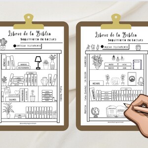 Seguimiento de la lectura de la Biblia en español / Libros de la Biblia Español / Books of the Bible in Spanish (disponible en otros idiomas)