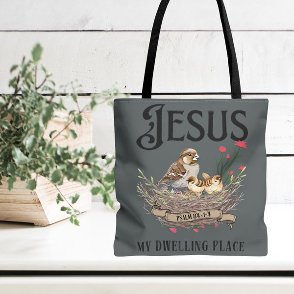 Boho bag, Jesus Tote Bag, Christian Tote Bag  Reusable Shopping Bags Grocery Sacks Travel Totes Day Book Bags Bible bag Christian Gifts