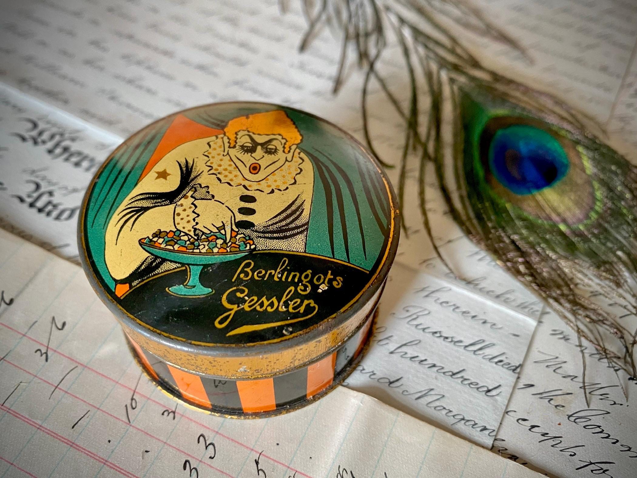 French Vintage Candy Tins - Etsy