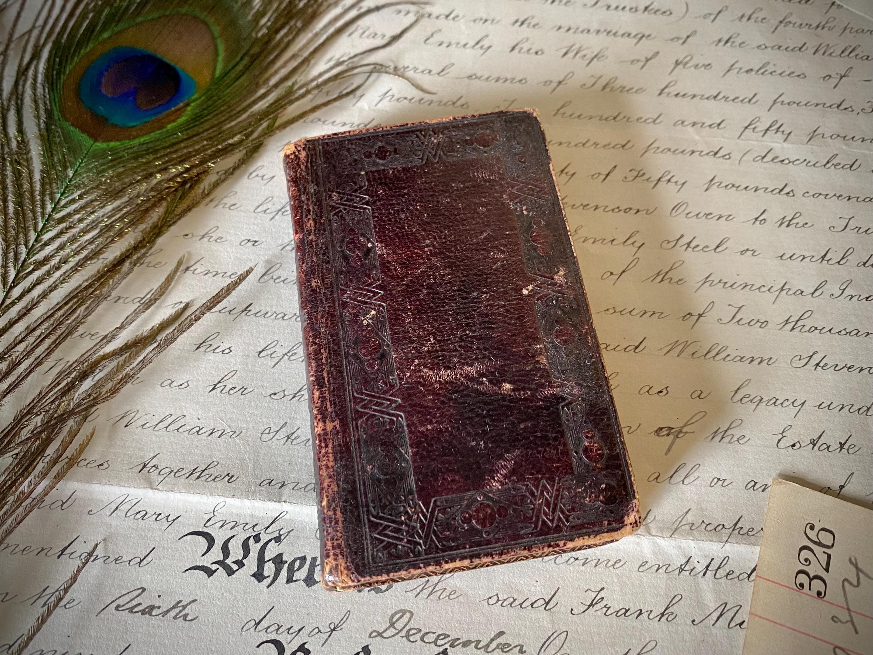 Antique White Book - Etsy