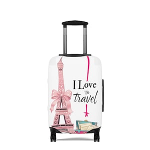 Chic Polyester-Spandex Luggage Cover: Scratch-Resistant Suitcase Protector