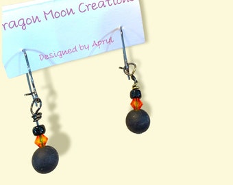 Fire shine earrings