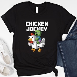 Chicken Jockey Shirt - Funny Farm Animal Tee, Perfect for Gamers & Animal Lovers, Gamer Gift, Cartoon Graphic Sweatshirt For Chicken Lovers