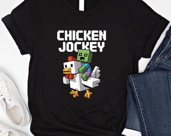 Chicken Jockey Shirt - Funny Farm Animal Tee, Perfect for Gamers & Animal Lovers, Gamer Gift, Cartoon Graphic Sweatshirt For Chicken Lovers