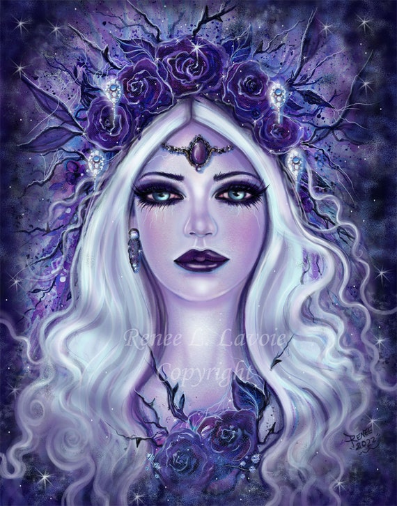 Vampire Dark Gothic Art Victorian Fantasy Portrait Etsy