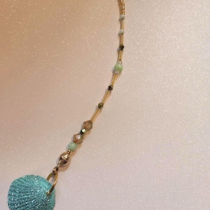 Beaded Handmade Hair Accessory Mermaid Shell Beach Glitter