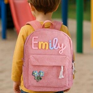 Sac à dos personnalisé pour tout-petit, cartable personnalisé pour enfants, joli sac d'âge préscolaire, idée cadeau pour la rentrée des classes, cartable, cadeau pour la maternelle