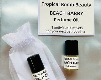 8 Beach Baby Perfume Oil Mini Gift Sets